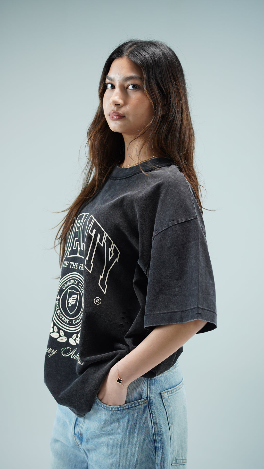 ORIGINALS' CLUB GRAPHIC T-SHIRT - WASHED BLACK