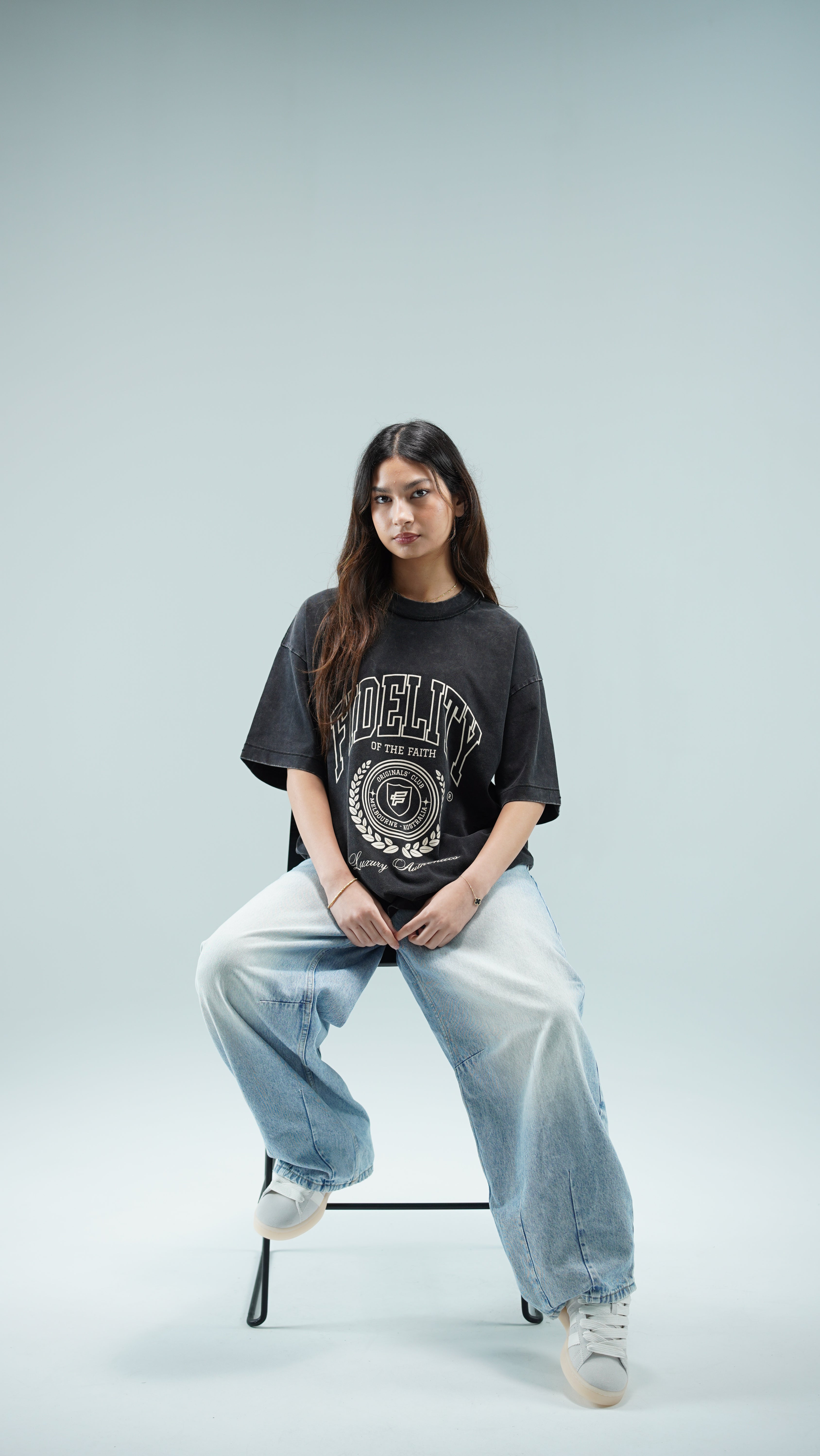 ORIGINALS' CLUB GRAPHIC T-SHIRT - WASHED BLACK